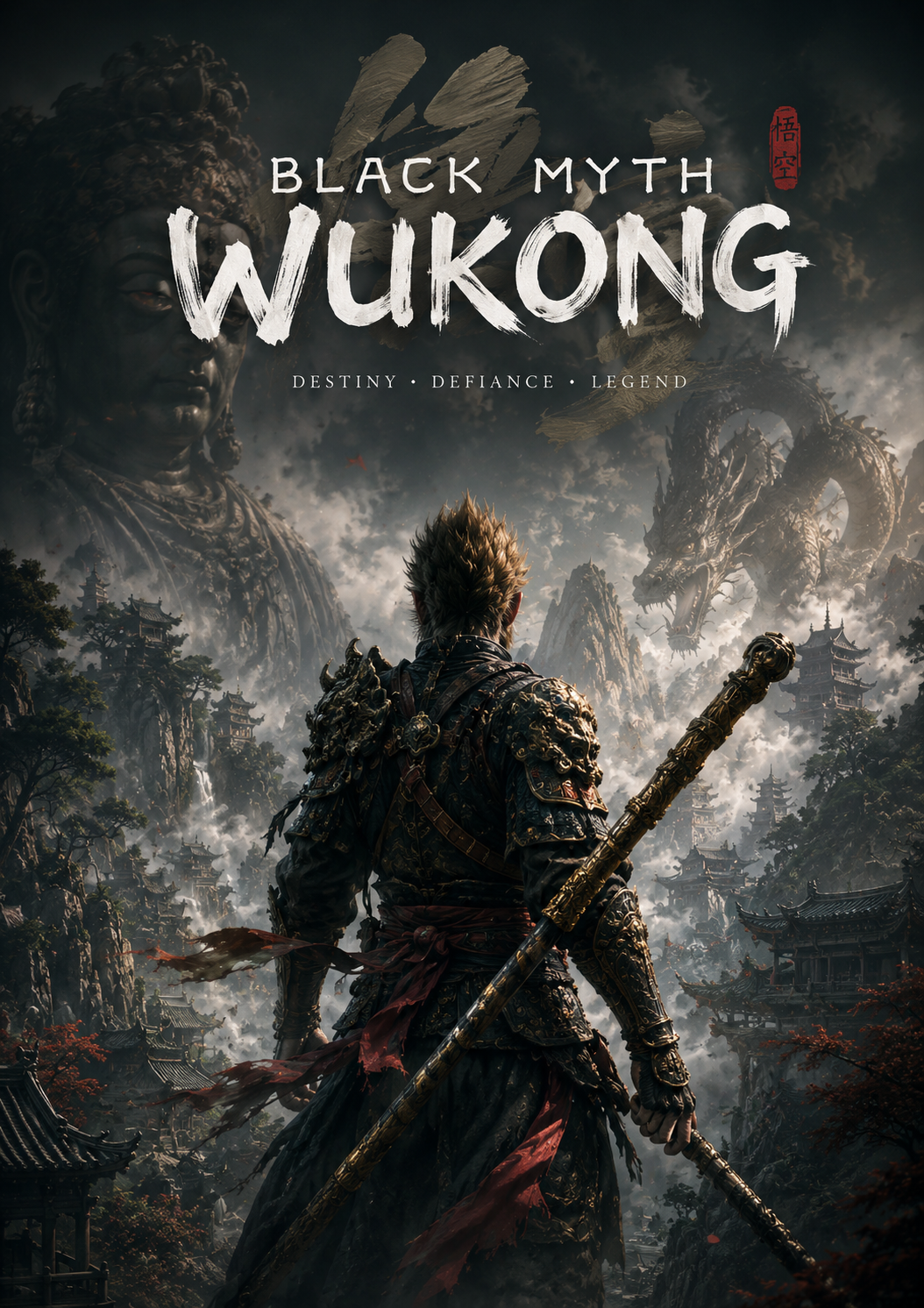 Black Myth Wukong HD wall poster image
