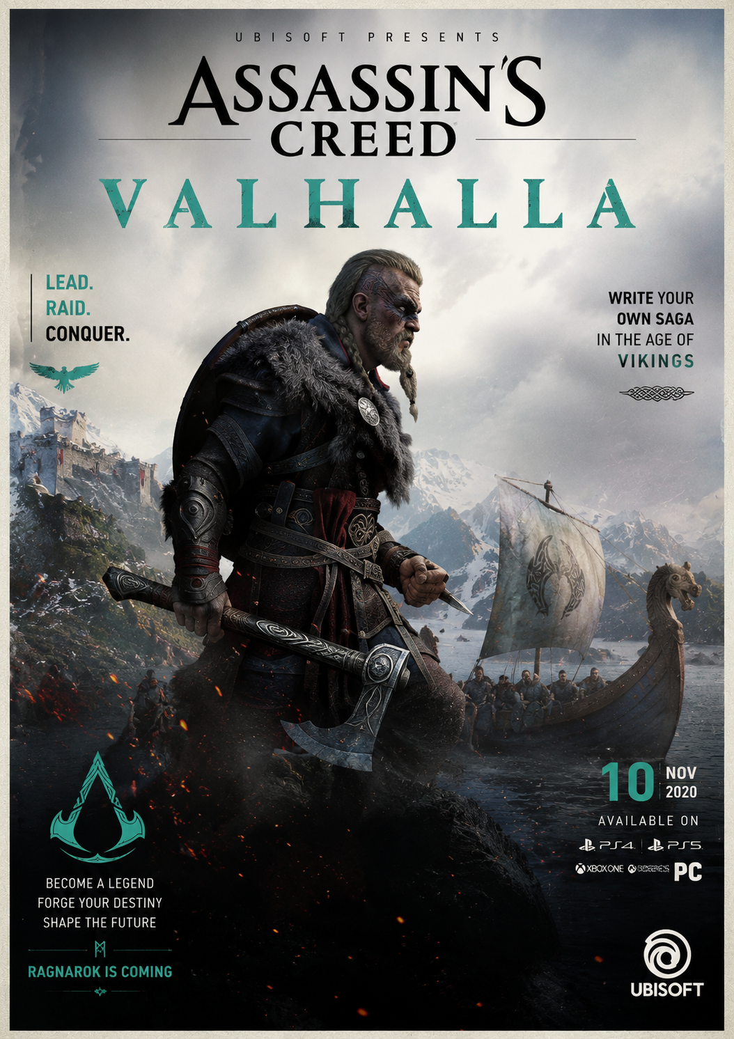 Assassin's Creed Valhalla HD Wall Poster