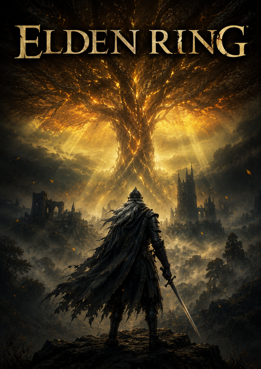Elden Ring: Warrior of the Lost Lands HD Wall Poster