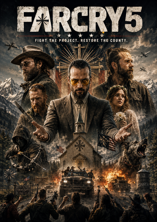 Far Cry 5: Fight for Hope HD Wall Poster