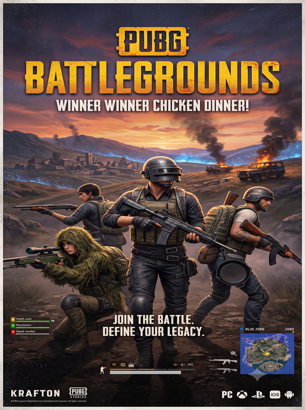 BGMI Game HD Wall Poster