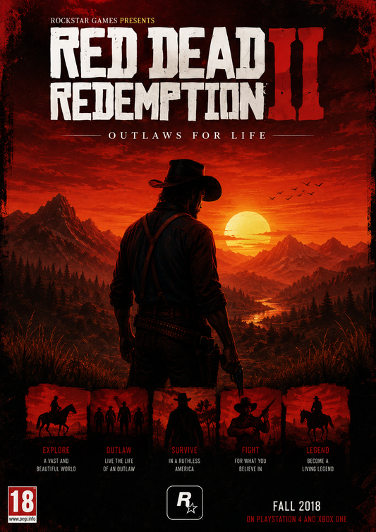 Red Dead Redemption 2 HD Wall Poster